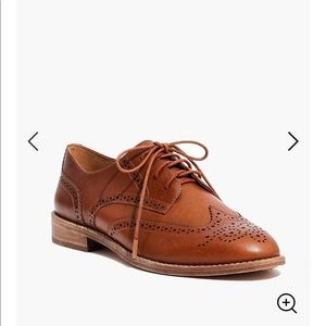 Madewell Juliette Oxford - dark chestnut
